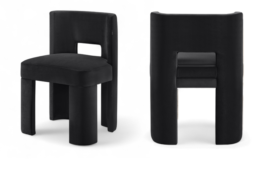 Zuno Velvet Performace Fabric Upholstered Dining Chair