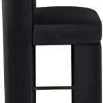 Zuno Velvet Performace Fabric Upholstered Counter Stool