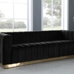 Marlon 86.5" Velvet Upholstered Sofa