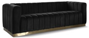 Marlon 86.5" Velvet Upholstered Sofa