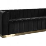 Marlon 86.5" Velvet Upholstered Sofa