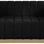 Marlon 62.5" Velvet Upholstered Loveseat