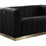 Marlon 62.5" Velvet Upholstered Loveseat