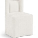 Duvina Chenille Performance Fabric Upholstered Dining Chair