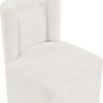 Duvina Chenille Performance Fabric Upholstered Dining Chair