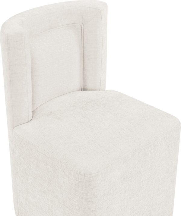Duvina Chenille Performance Fabric Upholstered Dining Chair