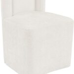 Duvina Chenille Performance Fabric Upholstered Dining Chair