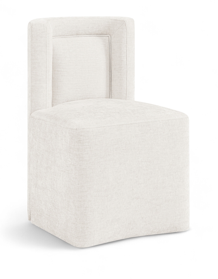 Duvina Chenille Performance Fabric Upholstered Dining Chair