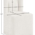 Duvina Chenille Performance Fabric Upholstered Dining Chair