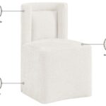 Duvina Chenille Performance Fabric Upholstered Dining Chair