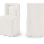 Duvina Chenille Performance Fabric Upholstered Dining Chair