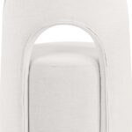 Cirelle Linen Textured Performance Fabric Upholstered Dining Chair