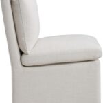 Nelori Linen Textured Performance Fabric Upholstered Dining Chair