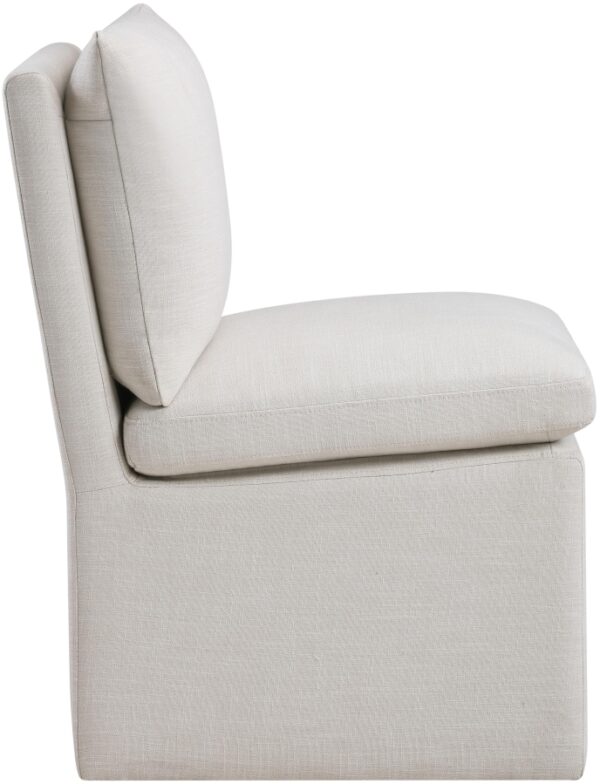 Nelori Linen Textured Performance Fabric Upholstered Dining Chair