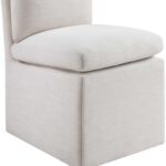 Nelori Linen Textured Performance Fabric Upholstered Dining Chair