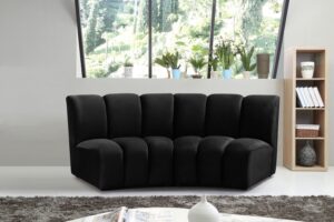 Infinity 83" Velvet Upholstered 2pc. Modular Sectional