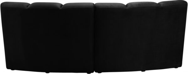 Infinity 83" Velvet Upholstered 2pc. Modular Sectional