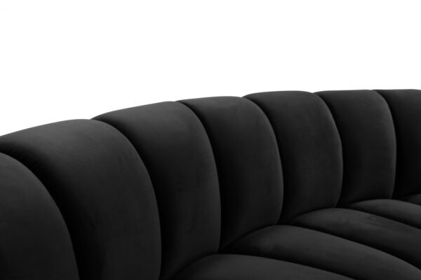 Infinity 83" Velvet Upholstered 2pc. Modular Sectional