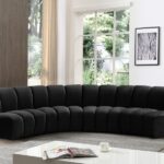 Infinity 148" Velvet Upholstered 4pc. Modular Sectional