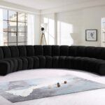 Infinity 176" Velvet Upholstered 6pc. Modular Sectional