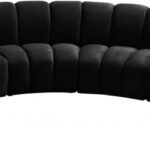 Infinity 176" Velvet Upholstered 6pc. Modular Sectional