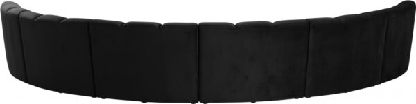 Infinity 176" Velvet Upholstered 6pc. Modular Sectional