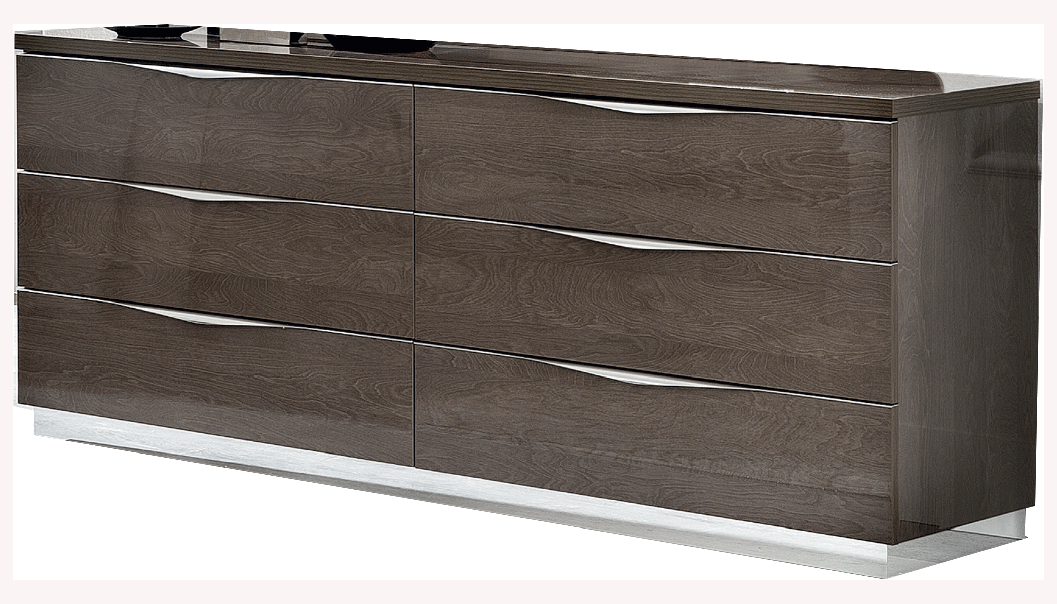 Platinum Double Dresser Silver Birch