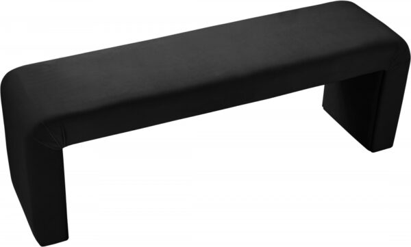 Minimalist Velvet Upholstered Bench