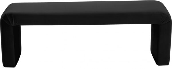Minimalist Velvet Upholstered Bench