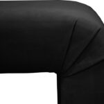 Minimalist Velvet Upholstered Bench