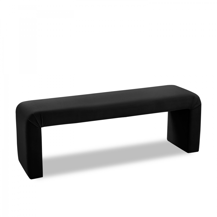 Minimalist Velvet Upholstered Bench