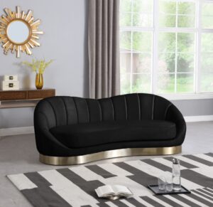 Shelly 91.5" Velvet Upholstered Sofa