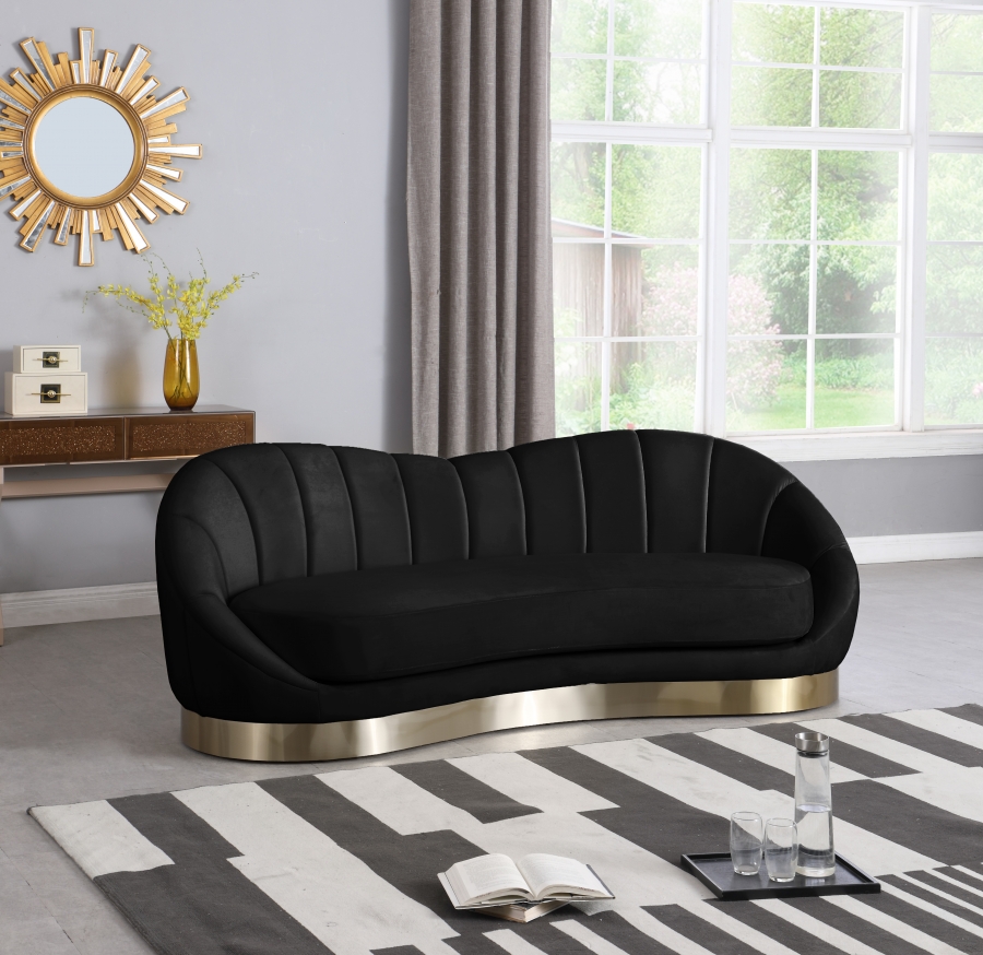Shelly 91.5" Velvet Upholstered Sofa