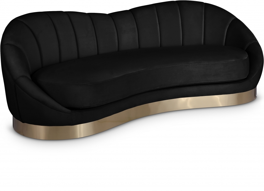 Shelly 91.5" Velvet Upholstered Sofa