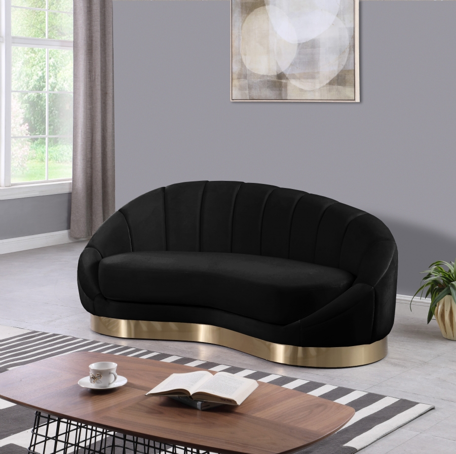 Shelly Velvet Upholstered Chaise