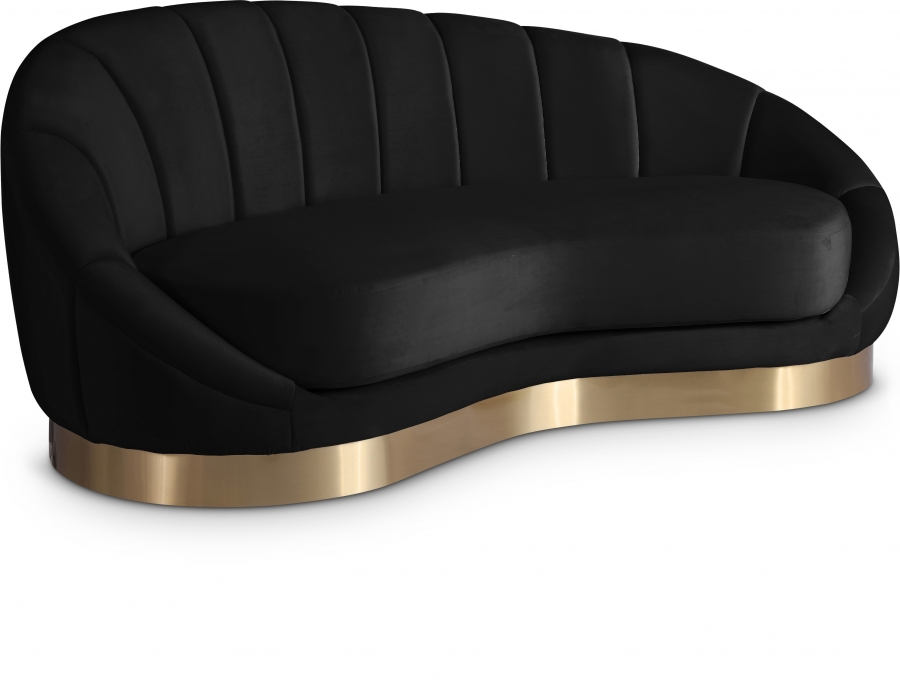 Shelly Velvet Upholstered Chaise
