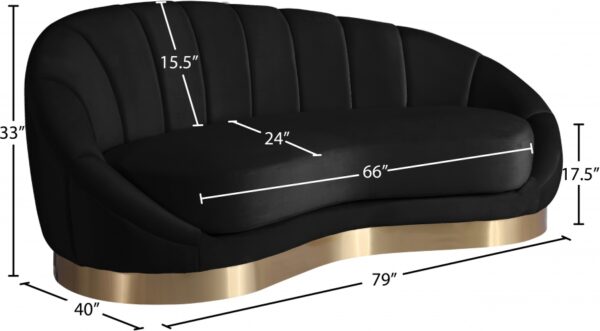 Shelly Velvet Upholstered Chaise