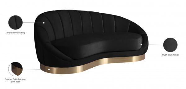 Shelly Velvet Upholstered Chaise