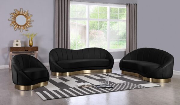 Shelly Velvet Upholstered Chair