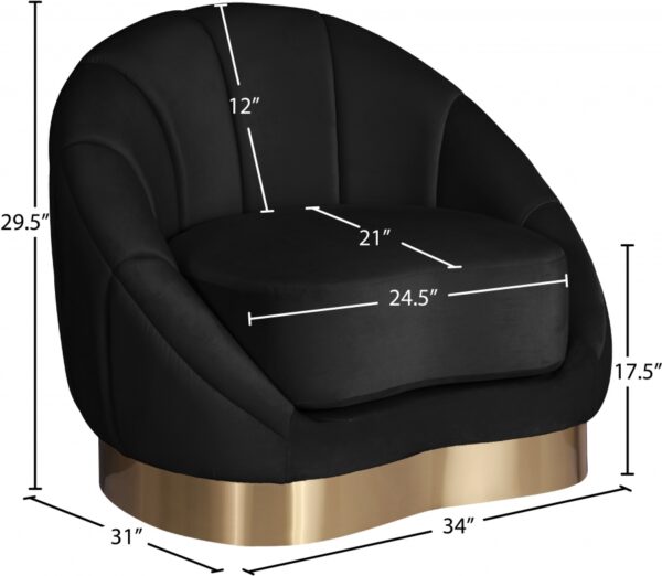 Shelly Velvet Upholstered Chair