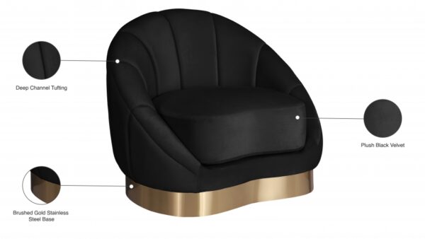 Shelly Velvet Upholstered Chair