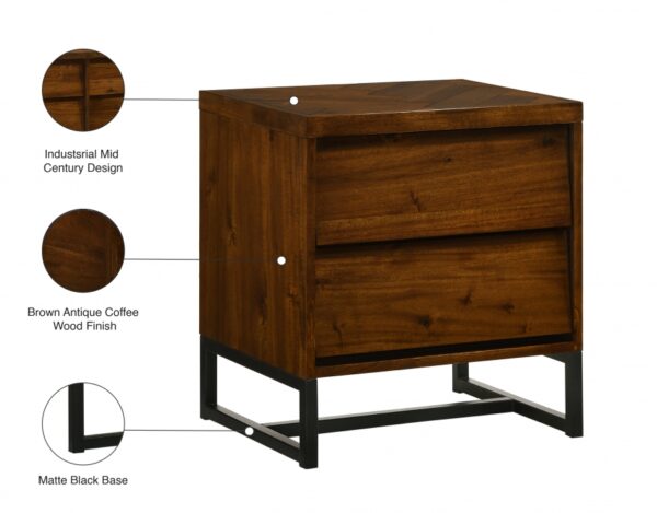 Reed Wood Nightstand