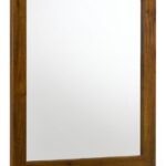 Reed Wood Frame Mirror