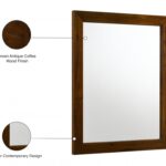 Reed Wood Frame Mirror