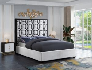 Taj Velvet Upholstered Bed