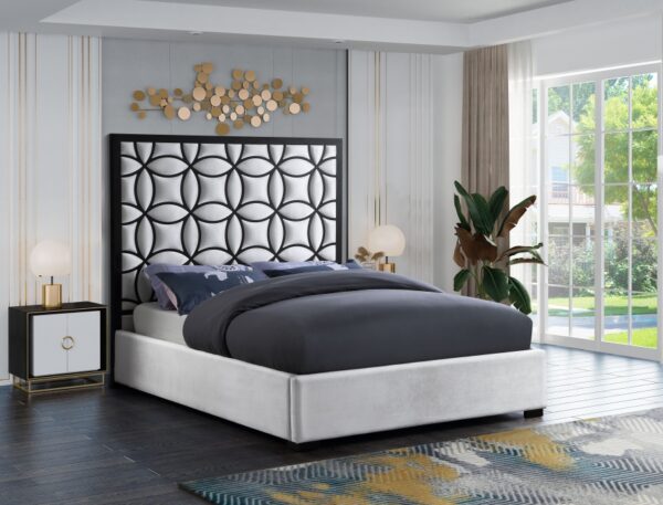 Taj Velvet Upholstered Bed