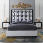 Taj Velvet Upholstered Bed