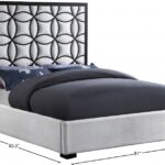 Taj Velvet Upholstered Bed