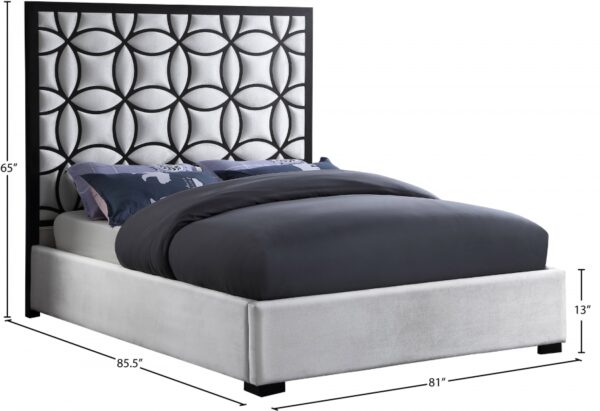 Taj Velvet Upholstered Bed