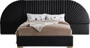 Cleo Velvet Upholstered Bed